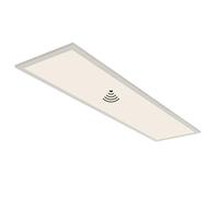 BRILONER - Luminaire Plafonnier, Plafonnier Chambre LED rectangulaire avec détecteur de mouvement & capteur de lumière de jour installés, Plafonnier Salon, Panneau LED 38 W, Blanc