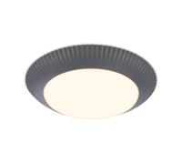 Briloner - Plafonnier LED Blanc Chaud 3000K Rond Anthracite 39cm | Plafonnier, Lampe Salon, Lampe Chambre, Lampe Cuisine, Éclairage Plafond, Lampe Couloir