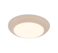 Briloner - Plafonnier LED Blanc Chaud 3000K Rond Beige 39cm | Plafonnier, Lampe Salon, Lampe Chambre, Lampe Cuisine, Éclairage Plafond, Lampe Couloir