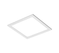 BRILONER - Plafonnier LED carré en blanc, Luminaire Plafonnier, Plafonnier Chambre, Plafonnier Salon, Panneau LED 12 W, 29,5 x 29,5 cm, Couleur de lumière blanc neutre
