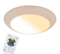 Briloner - Plafonnier LED CCT Dimmable 2000K-4000K Beige 46cm | Télécommande, Plafonnier, Lampe Salon, Lampe Chambre, Lampe Cuisine, Éclairage Plafond