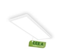 BRILONER - Plafonnier LED, CEE A source lumineuse, 14W 3000 lm, design extra plat, lumière indirecte, panneau lumineux moderne, éclairage salon, cuisine, chambre, couloir, 58x20x3 cm, blanc