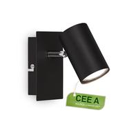 BRILONER - Plafonnier LED, CEE A source lumineuse, orientable, 3000K blanc chaud, 2,5 W chacun 450 lumens, design extra plat, éclairage salon, cuisine, chambre, couloir, 45 cm, blanc