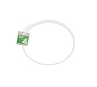 BRILONER - Plafonnier LED, classe énergétique A, 12,7W à 2900lm, lumière blanche neutre, décor aluminium, lustre salon, chambre, luminaire plafonnier, cuisine, 33x6 cm, blanc