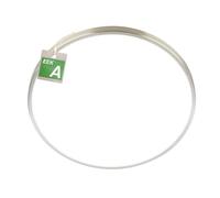 BRILONER - Plafonnier LED, classe énergétique A, 17,1W à 3900lm, lumière blanche neutre, décor aluminium, lustre salon, chambre, luminaire plafonnier, cuisine, 38x6 cm, nickel mat