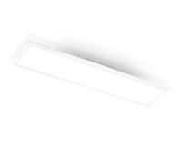 BRILONER - plafonnier led de Plafond, Lampe LED de Salon, Luminaire Plafonnier, Lampe de Plafond, Plafonnier Chambre, Plafonnier Salon, 38W, Rectangulaire blanc, 119,5 cm, Métal