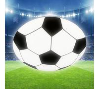 BRILONER - Plafonnier LED football, lampe football, lampe pour chambre d'enfant, plafonnier chambre d'enfant, verre, 12 watts, 275x65 mm