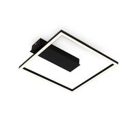 BRILONER - Plafonnier LED Frame, plafonnier LED blanc chaud, lampe 12W, lampe de salon, lampe de chambre, 320x300x50 mm (LxlxH)