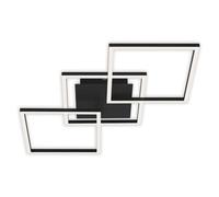Briloner - Plafonnier Led Leuchten Frame, 30 W, 3900 Lm, Ip20, Noir, Métal-Plastique, Intensité Lumineuse Variable, 76,3 X 36,8 X 7,3 Cm