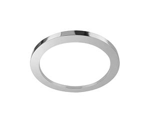 BRILONER - Plafonnier LED pour salle de bain avec rétroéclairage, IP44 LED lampe de salle de bain, très lumineux 3600 lumens, lumière blanche neutre, chrome, 410x60 mm (DxH)
