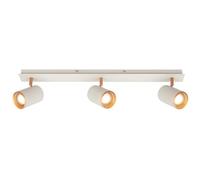 BRILONER - Plafonnier orientable, douille GU10, max. 9 W, plafonnier, spot de plafond, luminaire plafonnier, lustre salon, lumière plafond, lustre chambre, lampe plafond, 70 cm, gris clair-coffee