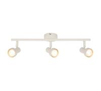 BRILONER - Plafonnier orientable, douille GU10, max. 9 W, spot de plafond, luminaire plafonnier, lustre salon, lumière plafond, lustre chambre, salle à manger, 47,5 cm, blanc antique
