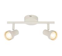 BRILONER - Plafonnier orientable, douille GU10, max. 9 W, spot de plafond, luminaire plafonnier, lustre salon, lumière plafond, lustre chambre, salle à manger, 47,5 cm, blanc antique