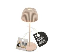 BRILONER - Riffle Nano Lampe de table LED sans fil IP44 avec bord lumineux, 6 x 15,5 cm, variateur tactile, batterie remplaçable, lampe de chevet, lampe LED, lampe à batterie, design allemand Award