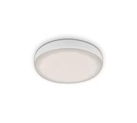 Briloner, Spot LED encastrable sans cadre, spot LED encastrable salle de bain, spot LED encastrable IP44, température de couleur blanc neutre, 3 W, 350 lm, 75 mm, blanc.