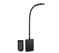 BRILONER Sticklights - Lampe murale sans électricité ni perçage avec batterie, tactile, à intensité variable, lumière blanche chaude, sans fil, 6 x 3 x 50 cm, noir