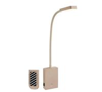 BRILONER Sticklights - Lampe murale sans électricité ni perçage avec batterie, tactile, à intensité variable, lumière blanche chaude, sans fil, 6 x 3 x 50 cm, beige