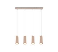 BRILONER Suspension LED (Poutre à 4 éléments, beige)