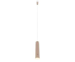 BRILONER - Suspension luminaire LED sans fil, tactile, dimmable, réglable en hauteur, blanc chaud, suspension sans électricité, chambre, cuisine, luminaire salon, 4,5 x 160 cm, Beige