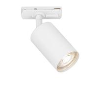 BRILONER - Système de rail Rail Spotlight, pivotant, orientable, combinable, accessoires, Tracklight, spot, GU10, spot de plafond, projecteur, plafonnier, plafonnier, 138x38x55 mm (LxlxD), blanc