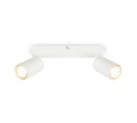 BRILONER - Plafonnier LED GU10 Max 9W, Lustre pour Salon, Chambre à Coucher, Cuisine et Salle de Bain, Spot de Plafond LED, Applique Murale d'Intérieur, Blanc