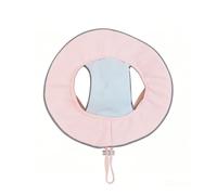 Brim Pet Sun Hat for Cats and Smaller Dogs, Outdoor Shade Wear, Ear Opening Design, Chin Toggle Strap Detail Pet Sun Hat Dog Outdoor Brim Ear Opening Chin Toggle Lightweight Polyester Sunny Walks