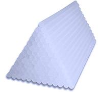 BRIMIX Lot de 50 barres de silicone chaudes 11 mm x 200 mm Barres adhésives thermofusibles transparentes, 11 x 200 mm, ultra longue pour le bricolage et les entretiens.RECHANGE PISTOLE DE SILICONE