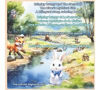 Brimley Bunny and The Secret of The River's Mythical Fish: A Bilingual Story with Illustrations, Coloring Pages & Activities - Large Square Format