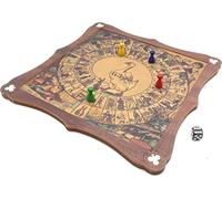 Brimtoy - Jeu de société en bois Game of Goose - 2 à 4 joueurs, dès 6 ans