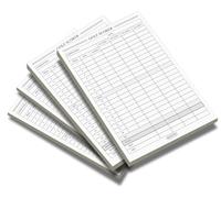 Brimtoy Lot de 12 blocs de score de golf
