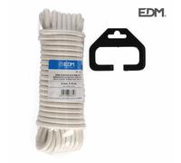 Brin de 10 mt. de caoutchouc élastique blanc haute résistance. 8 mm d'épaisseur edm