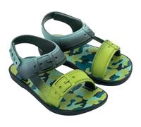 BRINCAR PAPETE Sandales plates pour bébé - Motif vert romain - Bicolore - 22/23