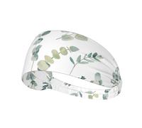 brindille de Verdure Naturelle Blanche,Bandeau de Sport Unisexe, Bandeau élastique Multi-usages pour Cheveux