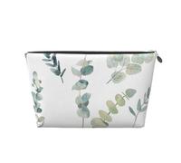 Brindille de verdure Naturelle Blanche imprimée, Trousse de Toilette Trousse de Maquillage Sac à cosmétiques Trousse de Toilette de Voyage Portable