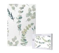 brindille de Verdure Naturelle Blanche,Puzzle Familial en Bois de 1 000 pièces pour Adultes et Adolescents