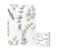 brindille de Verdure Naturelle Blanche,Puzzle Familial en Bois de 300 pièces pour Adultes et Adolescents