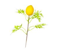 Brindilles artificielles pour décoration de Pâques - Décoration de Pâques pour centre de table, loisirs créatifs, décoration d'intérieur, 30 cm - Jaune