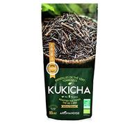 Brindilles de thé vert torréfiées Kukicha BIO - sachet 80 g