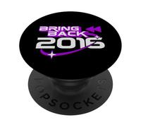 Bring Back 2016 - Rétrospective de la génération Z avec Nostalgie du Passage à l'an 2000 PopSockets PopGrip Adhésif