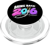 Bring Back 2016 - Rétrospective de la génération Z avec Nostalgie du Passage à l'an 2000 PopSockets PopGrip pour MagSafe
