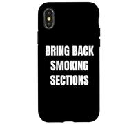 Bring Back Smoking Sections Funny 90's Kids Tees Retro Coque pour iPhone X/XS