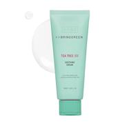 BRING GREEN Tea Tree Cica Crème apaisante 100 ml + crème 40 ml - Tea Tree & Centella Asiatica Crème apaisante pour le visage contre le sébum pour l'acné et les peaux à problèmes