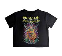 Bring Me The Horizon Smoking Dinosaur Crop Top Size M