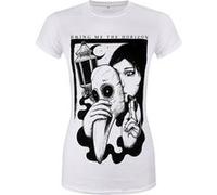 Bring Me The Horizon T-Shirt Plague Femme Blanc Blanc