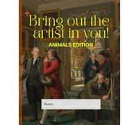 Bring out the artist in you! (Animals edition): Colouring book for kids