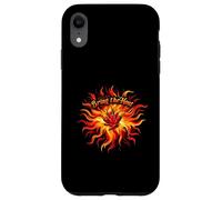 Bring The Heat Spicy Chili Pepper Flame Hot Food Lover Coque pour iPhone XR