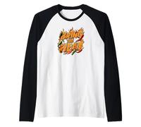Bring The Heat Spicy Chili Pepper Hot Food Lover Manche Raglan