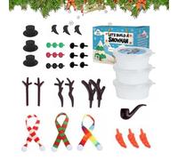 Bring the magic of winter indoors with this build a Snow Man Kit, a fun and creative activity for kids of all ages. Le kit comprend de la douceur, du modelage et des accessoires, permettant aux