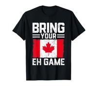 Bring Your Eh Game Drapeau du Canada amusant pour les amateurs de feuilles d'érable T-Shirt