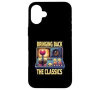 Bringing Back The Classics Retro Arcade Gamer Coque pour iPhone 16 Plus